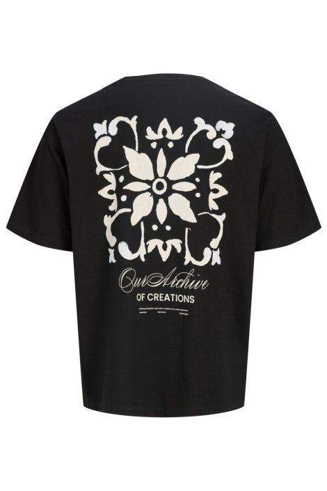 Jack & Jones zwarte heren t-shirt | Achteraanzicht
