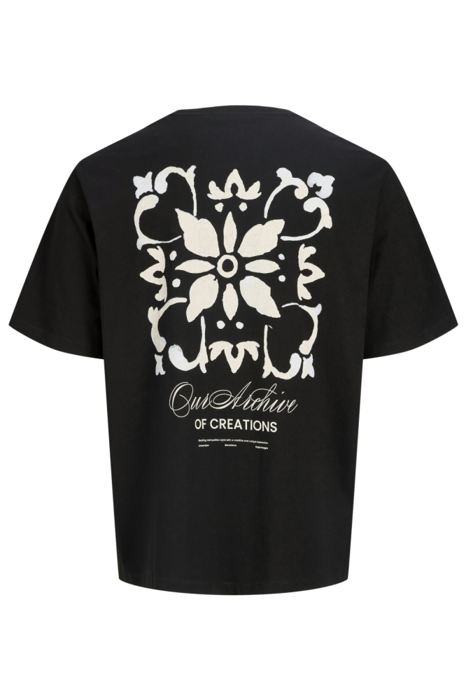 Jack & Jones zwarte heren t-shirt | Achteraanzicht