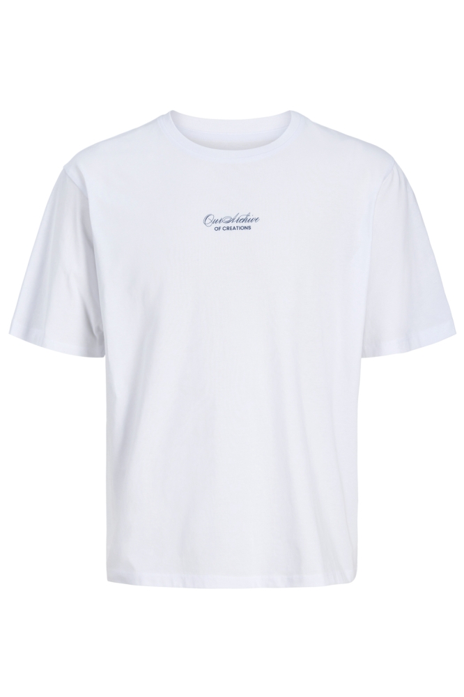 Jack & Jones witte heren t-shirt | Vooraanzicht