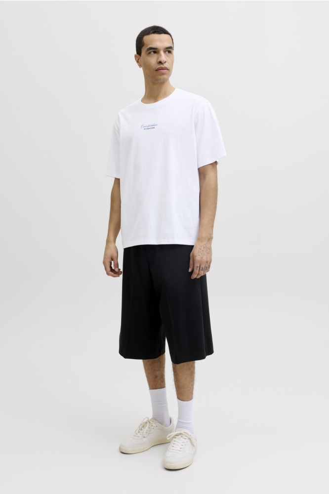 Jack & Jones witte heren t-shirt | Model