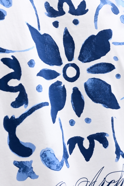 Jack & Jones witte heren t-shirt | Close up