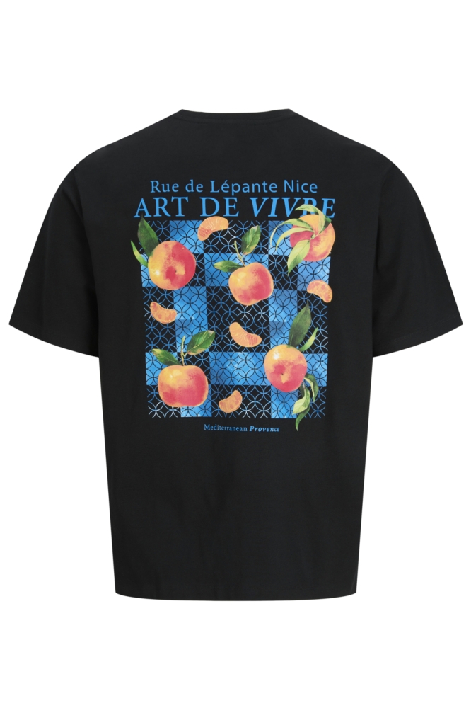 Jack & Jones zwarte heren t-shirt | Achteraanzicht