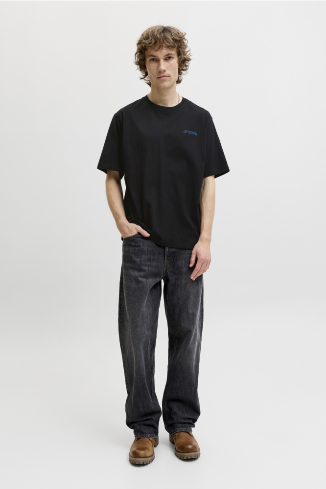 Jack & Jones zwarte heren t-shirt | Model