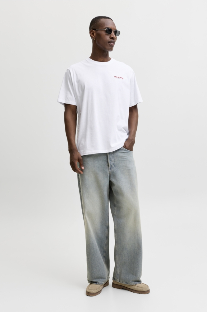 Jack & Jones witte heren t-shirt | Model