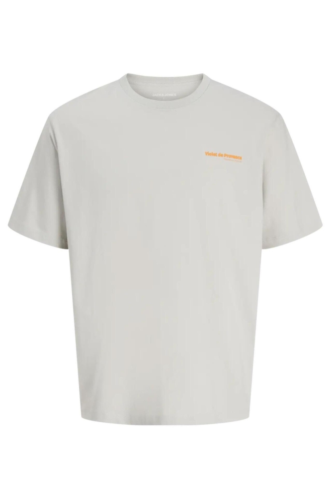 Jack & Jones grijze heren t-shirt | Vooraanzicht