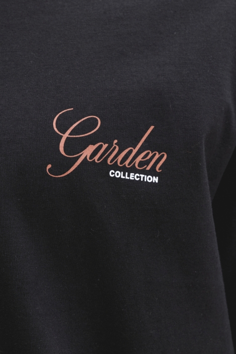 Jack & Jones zwarte heren t-shirt | Close up