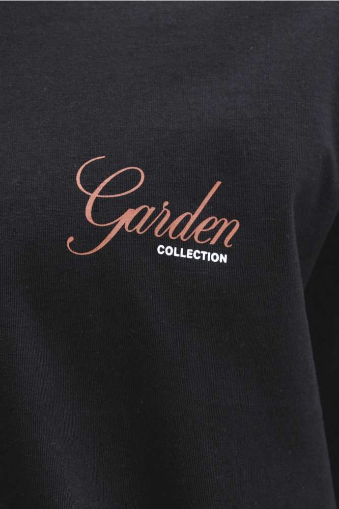 Jack & Jones zwarte heren t-shirt | Close up