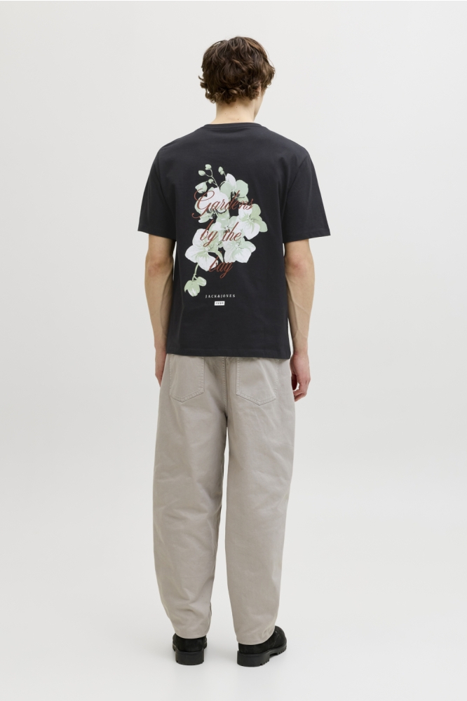 Jack & Jones zwarte heren t-shirt | Model