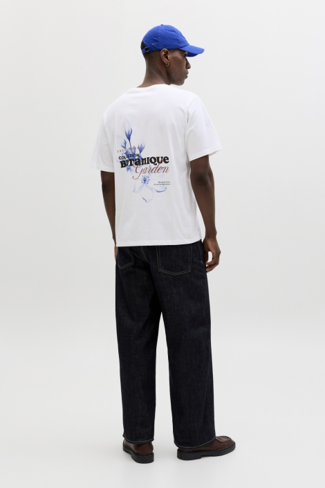 Jack & Jones witte heren t-shirt | Model