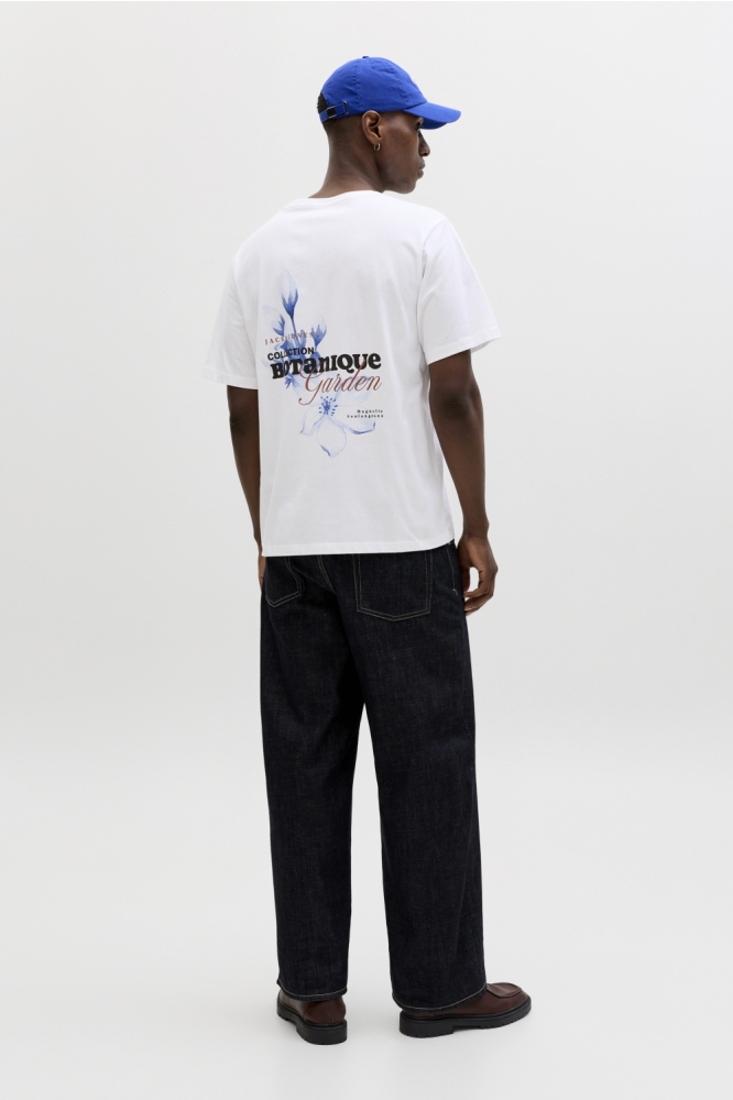 Jack & Jones witte heren t-shirt | Model