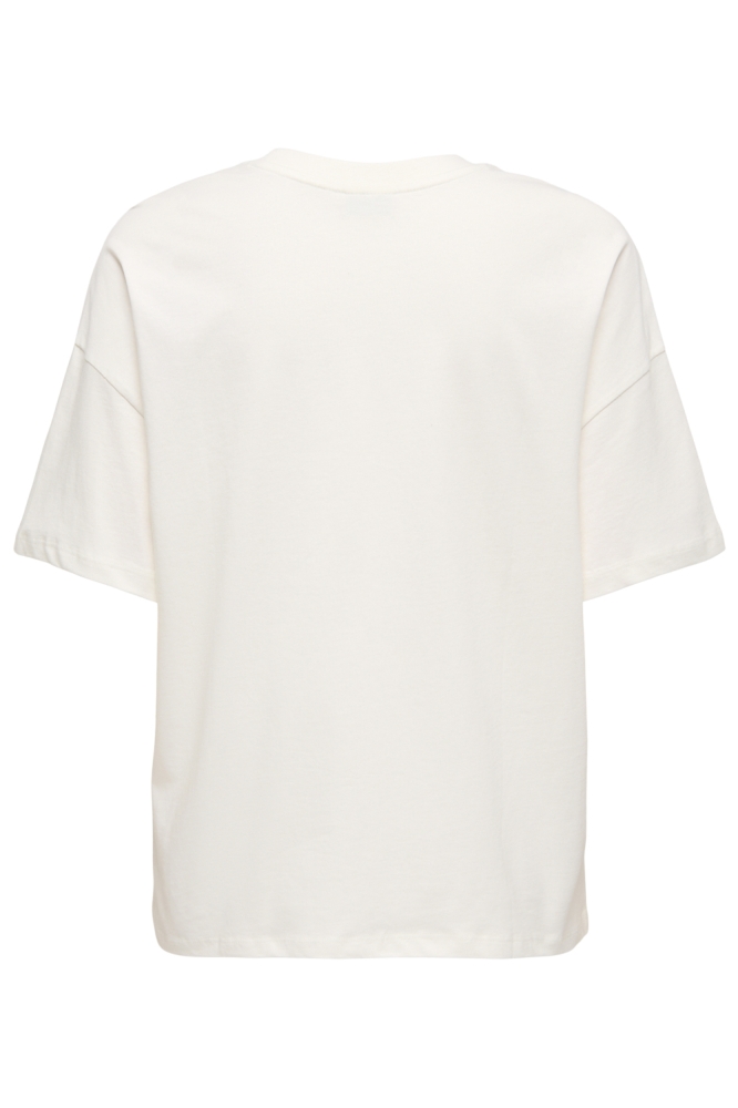 Jacqueline de Yong witte dames t-shirt | Achteraanzicht