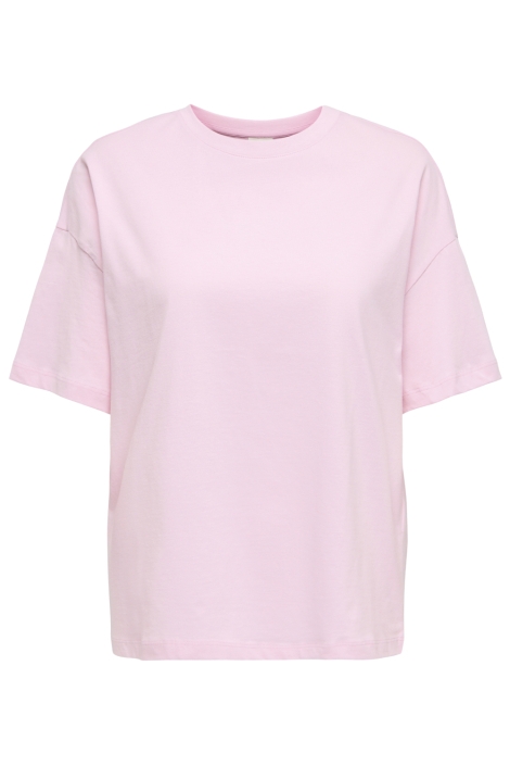 Jacqueline de Yong roze dames t-shirt | Vooraanzicht