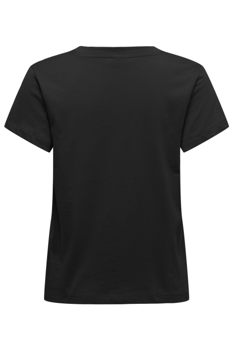 Jacqueline de Yong zwarte dames t-shirt | Achteraanzicht