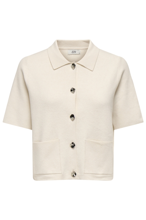 Jacqueline de Yong beige dames vest | Vooraanzicht