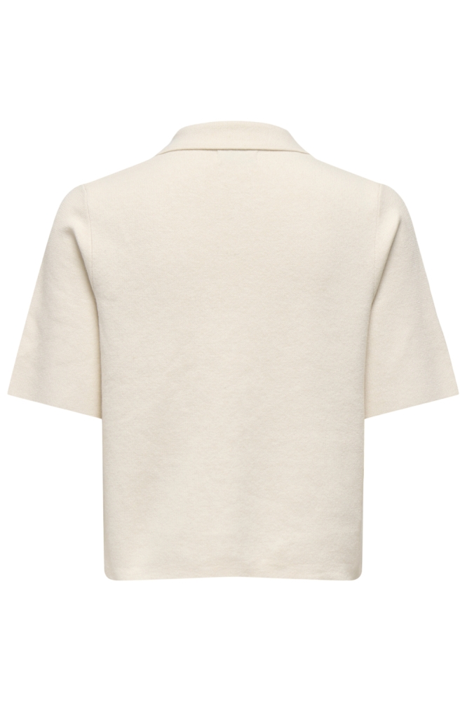 Jacqueline de Yong beige dames vest | Achteraanzicht