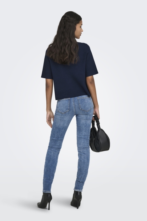 Jacqueline de Yong blauwe dames vest |