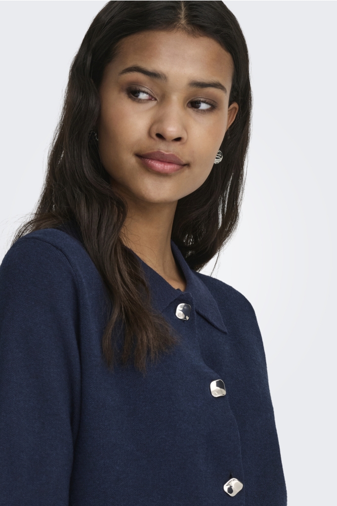 Jacqueline de Yong blauwe dames vest |