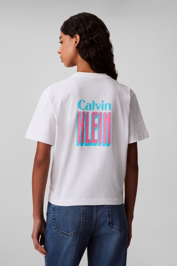 Calvin Klein T-shirt SS BOXY FIT TEE LV047C823G YAA BRILLIANT WHITE