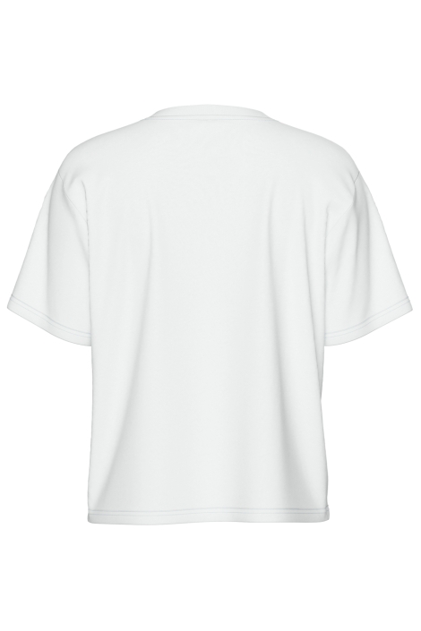 Pieces witte dames t-shirt | Achteraanzicht