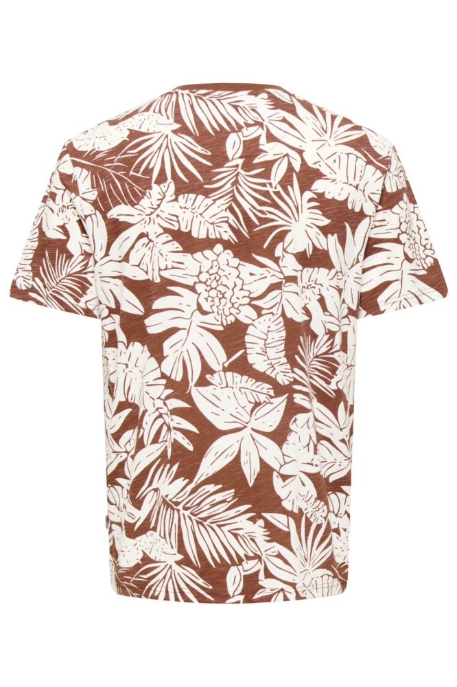 Only & Sons camel heren t-shirt | Achteraanzicht