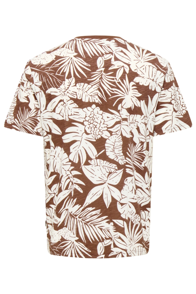 Only & Sons camel heren t-shirt | Achteraanzicht