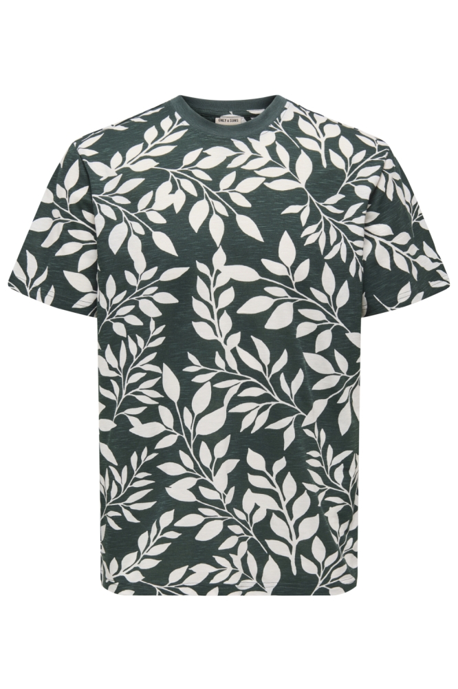 Only & Sons groene heren t-shirt |
