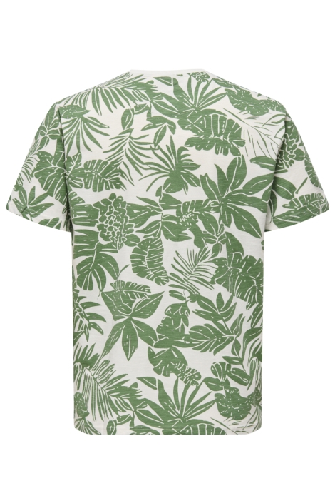 Only & Sons beige heren t-shirt | Achteraanzicht