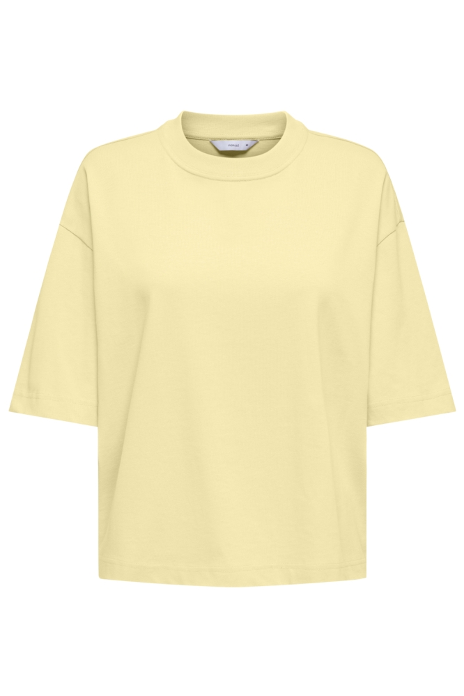 Only gele dames t-shirt | Vooraanzicht