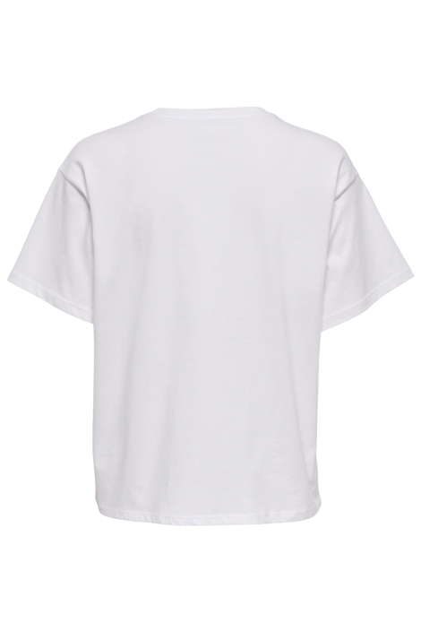 Only witte dames t-shirt | Achteraanzicht
