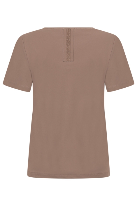 Zoso camel dames t-shirt | Achteraanzicht