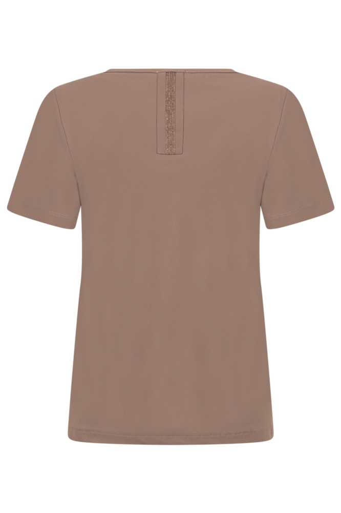 Zoso camel dames t-shirt | Achteraanzicht
