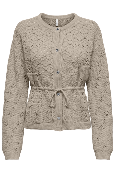 Only zand dames vest | Vooraanzicht