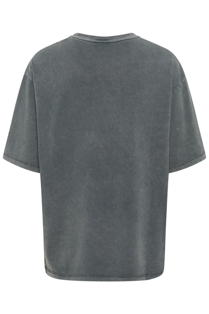 Culture grijze dames t-shirt | Achteraanzicht