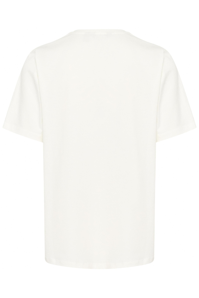 Culture witte dames t-shirt | Achteraanzicht