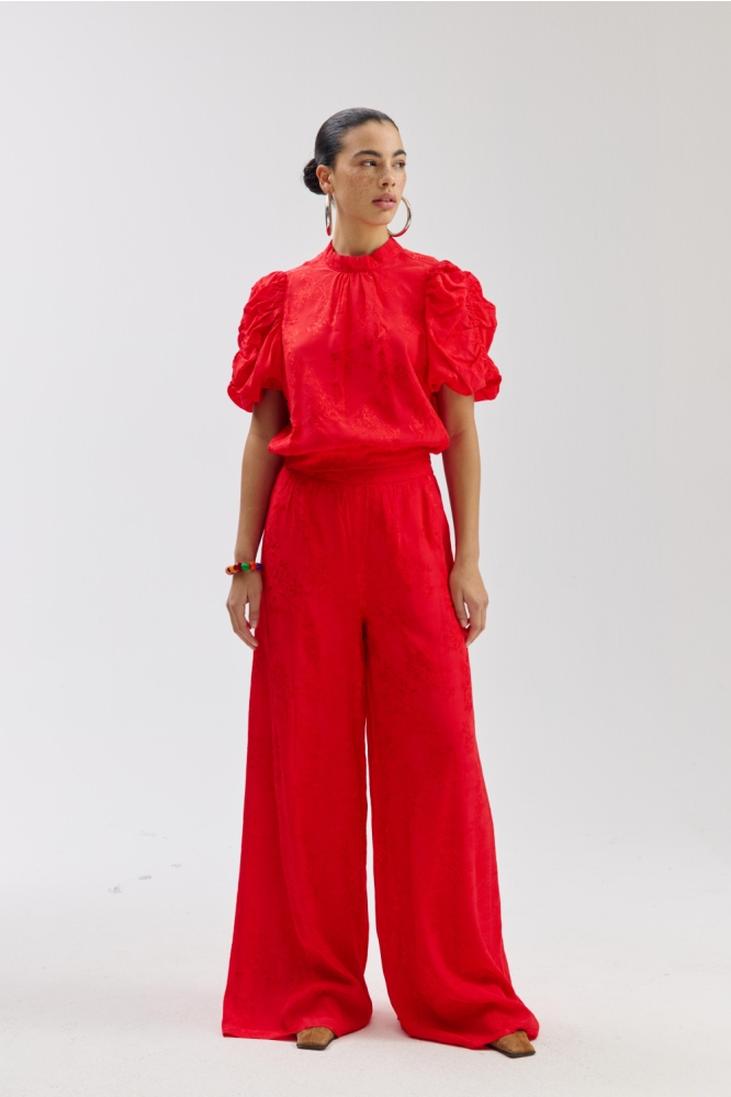 Harper & Yve rode dames blouse | Model