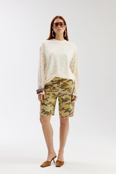 Harper & Yve witte dames t-shirt | Model