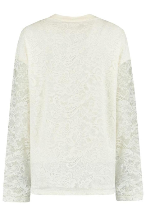 Harper & Yve witte dames t-shirt | Achteraanzicht