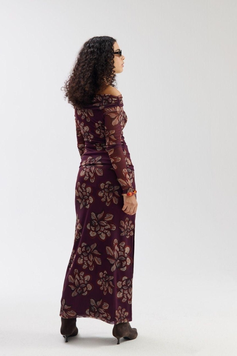 Harper & Yve paarse dames t-shirt | Model