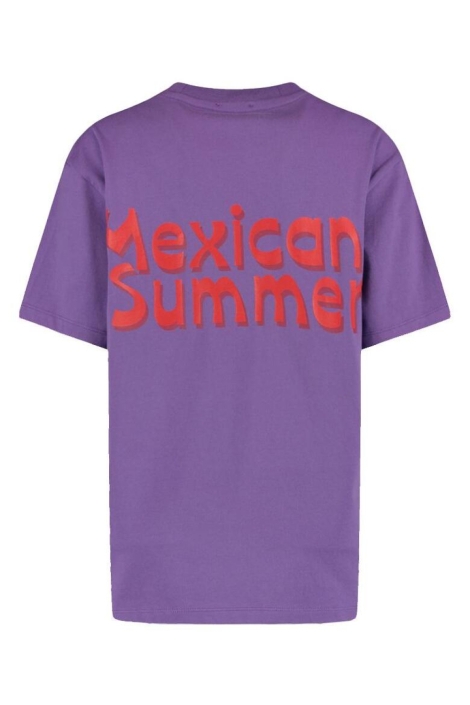 Harper & Yve paarse dames t-shirt | Achteraanzicht