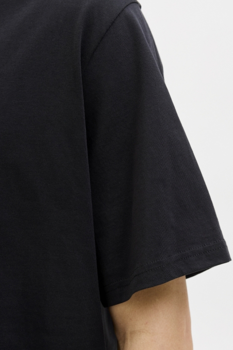 Jack & Jones zwarte heren t-shirt | Close up