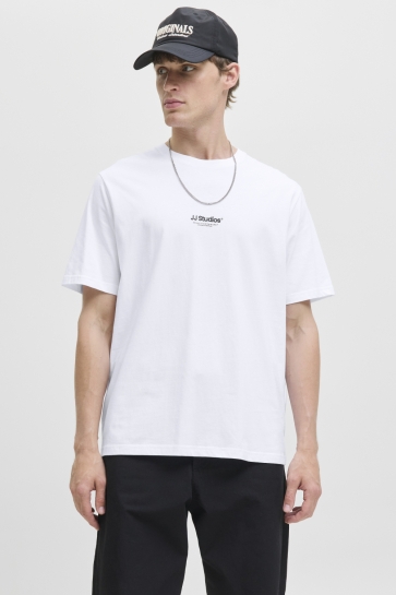 Jack & Jones JJESOHO TEE SS CREW NECK NOOS 12278787 White
