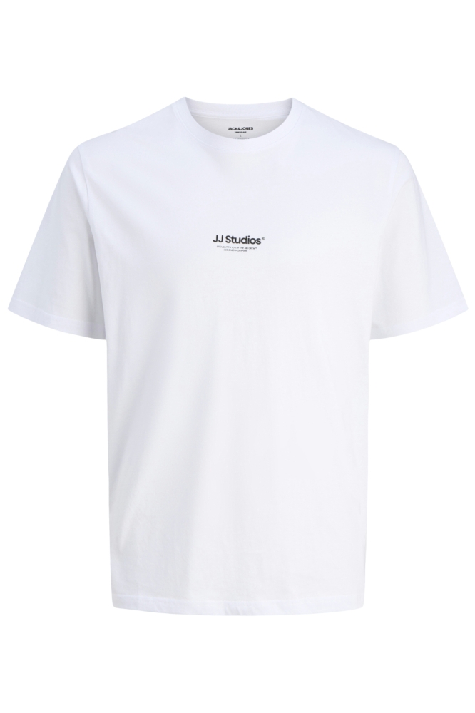 Jack & Jones witte heren t-shirt | Vooraanzicht