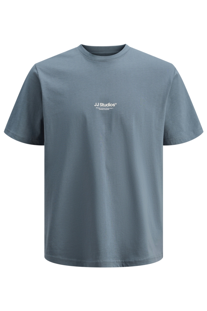 Jack & Jones blauwe heren t-shirt | Vooraanzicht