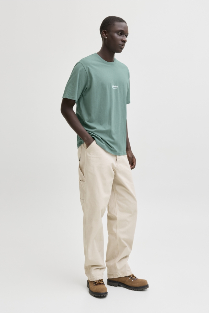 Jack & Jones groene heren t-shirt | Model