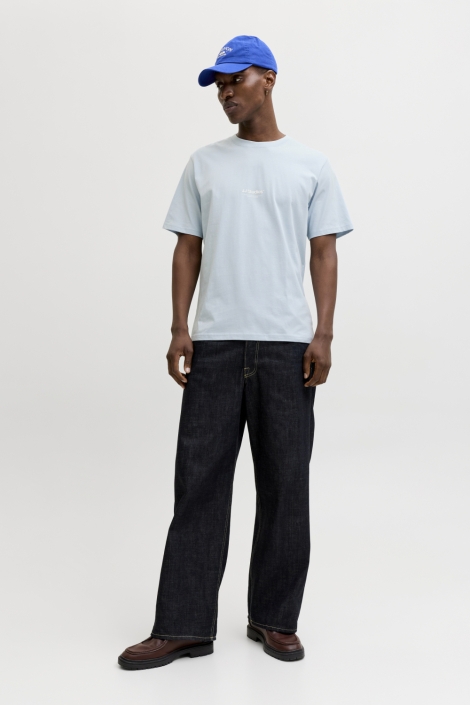 Jack & Jones blauwe heren t-shirt | Model