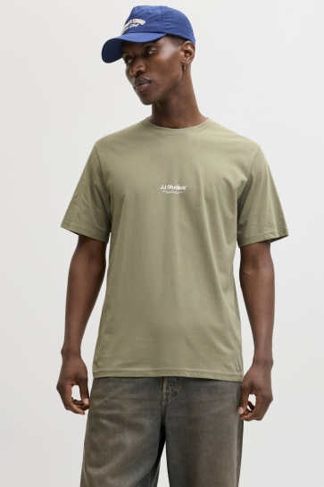 Jack & Jones JJESOHO TEE SS CREW NECK NOOS 12278787 VETIVER