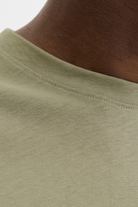Jack & Jones groene heren t-shirt | Close up