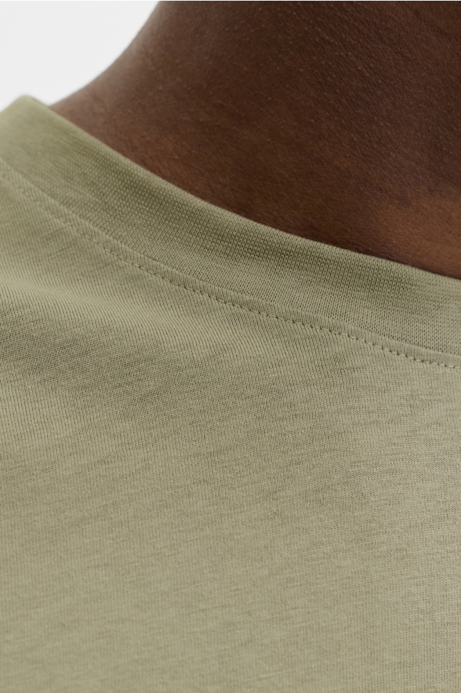 Jack & Jones groene heren t-shirt | Close up