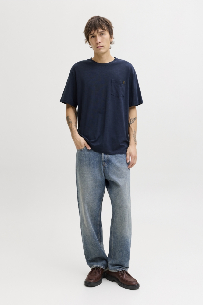 Jack & Jones blauwe heren t-shirt | Model