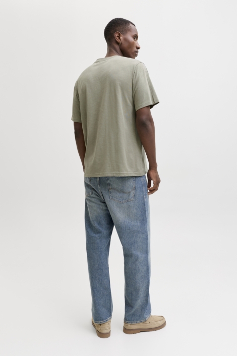 Jack & Jones groene heren t-shirt | Model